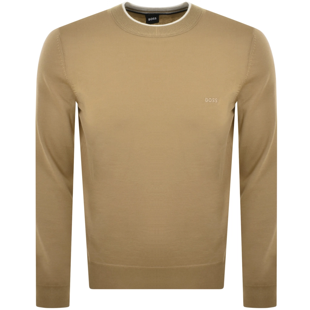 Hugo Boss BOSS Ebacio Knit Jumper Beige
